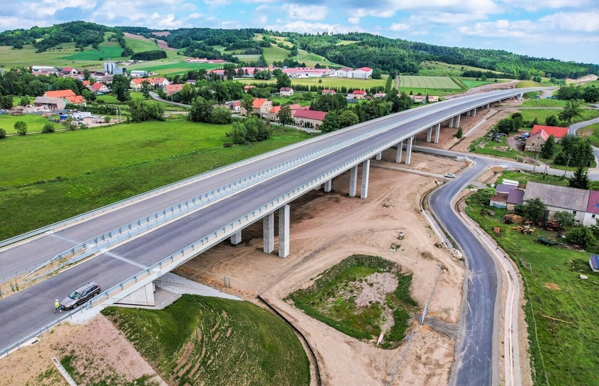 Fragment S3 Bolków – Kamienna Góra, czerwiec 2024
