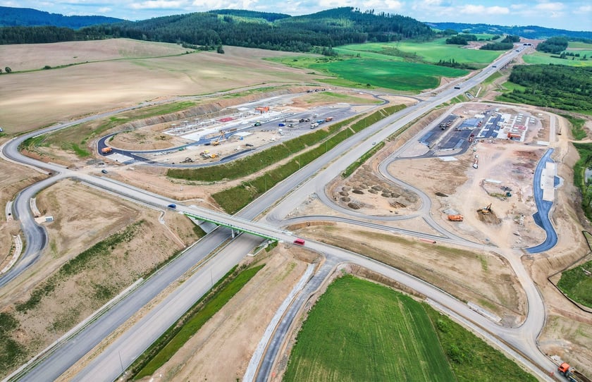 Fragment S3 Bolków – Kamienna Góra, czerwiec 2024