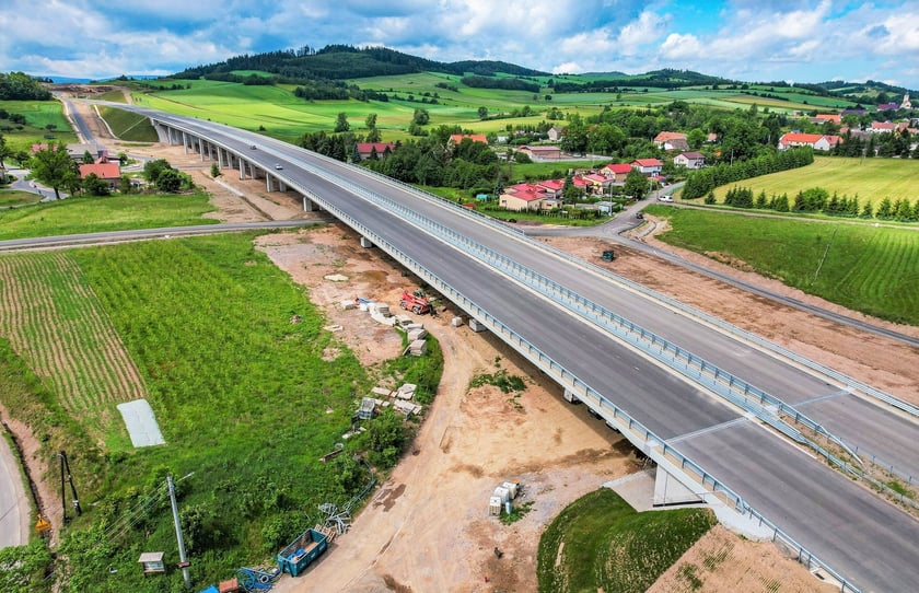 Fragment S3 Bolków – Kamienna Góra, czerwiec 2024