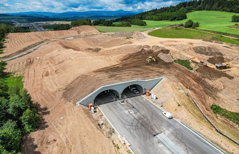 Fragment S3 Bolków – Kamienna Góra, czerwiec 2024