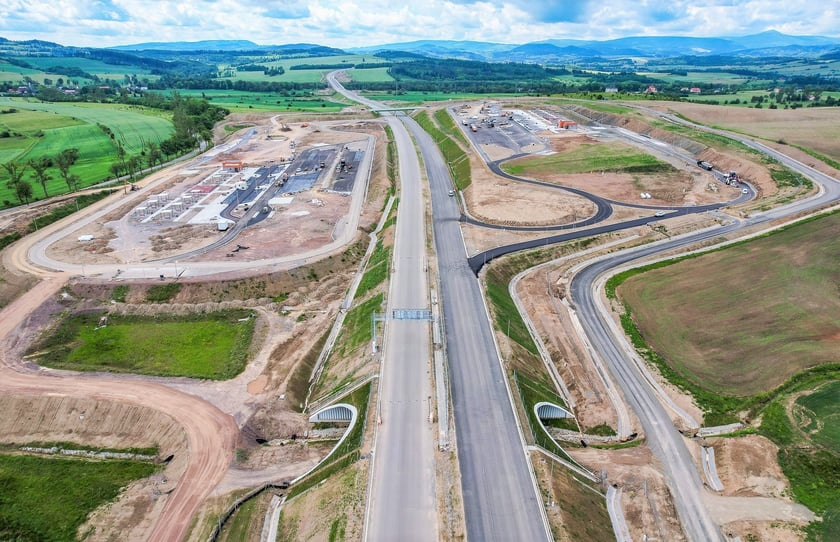 Fragment S3 Bolków – Kamienna Góra, czerwiec 2024