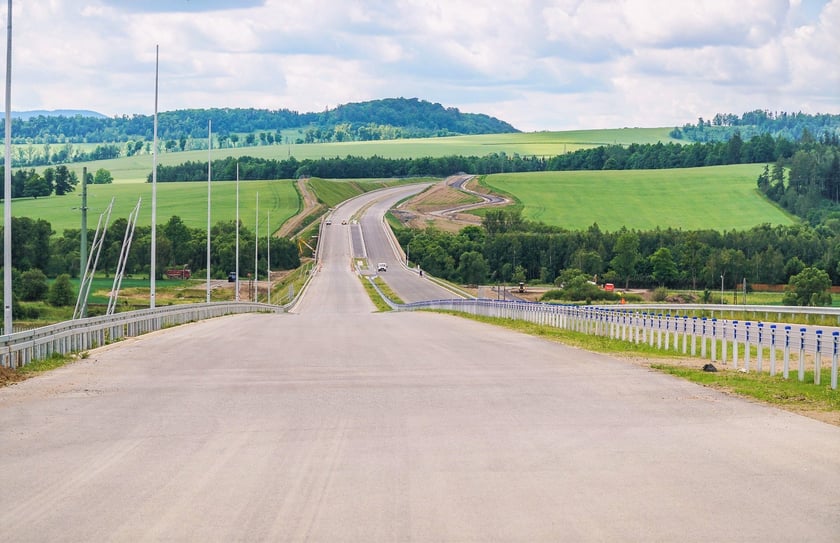 Fragment S3 Bolków – Kamienna Góra, czerwiec 2024