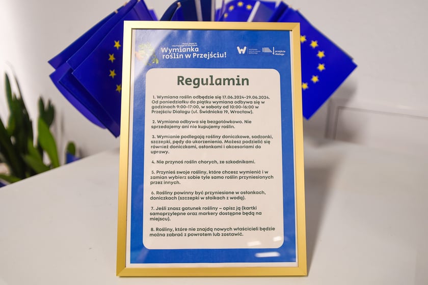 Wymiana roślin w Przejściu Dialogu