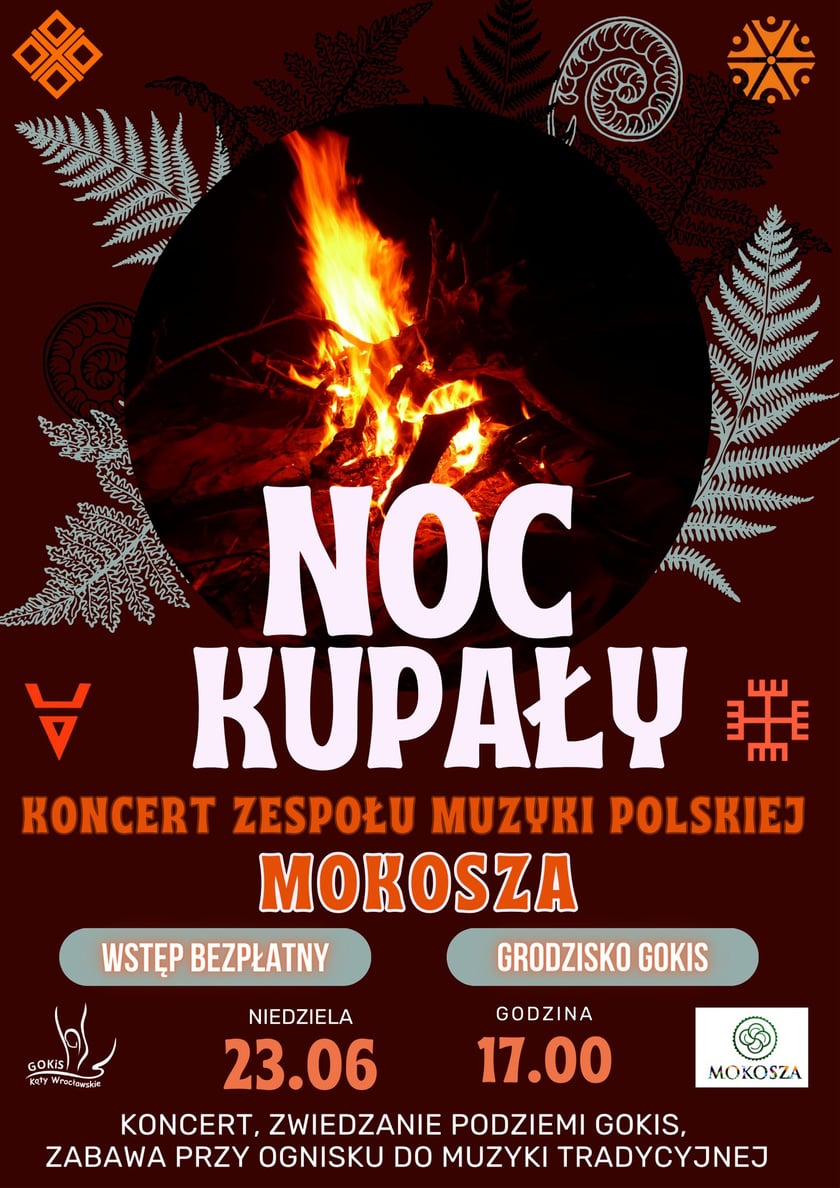 Program Nocy Kupały w Kątach Wrocławskich