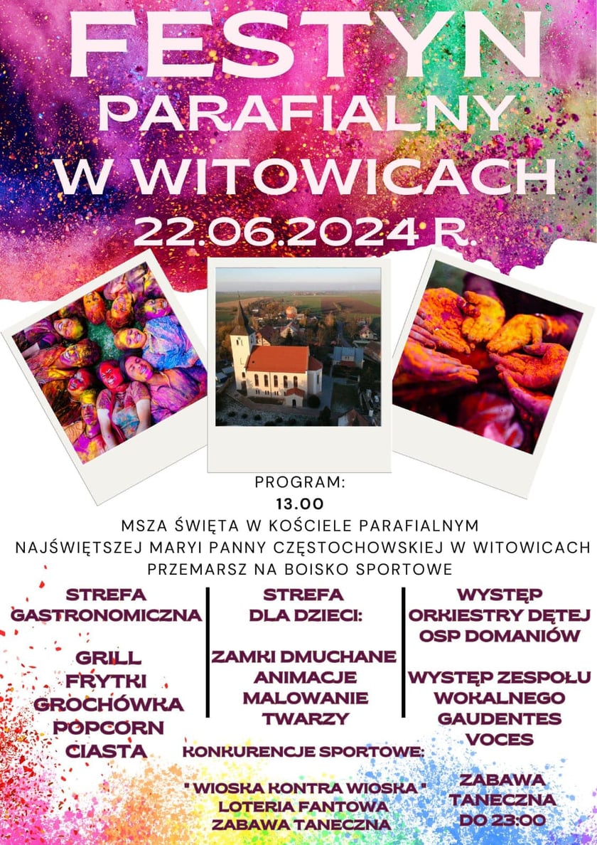 Program festynu w Witowicach