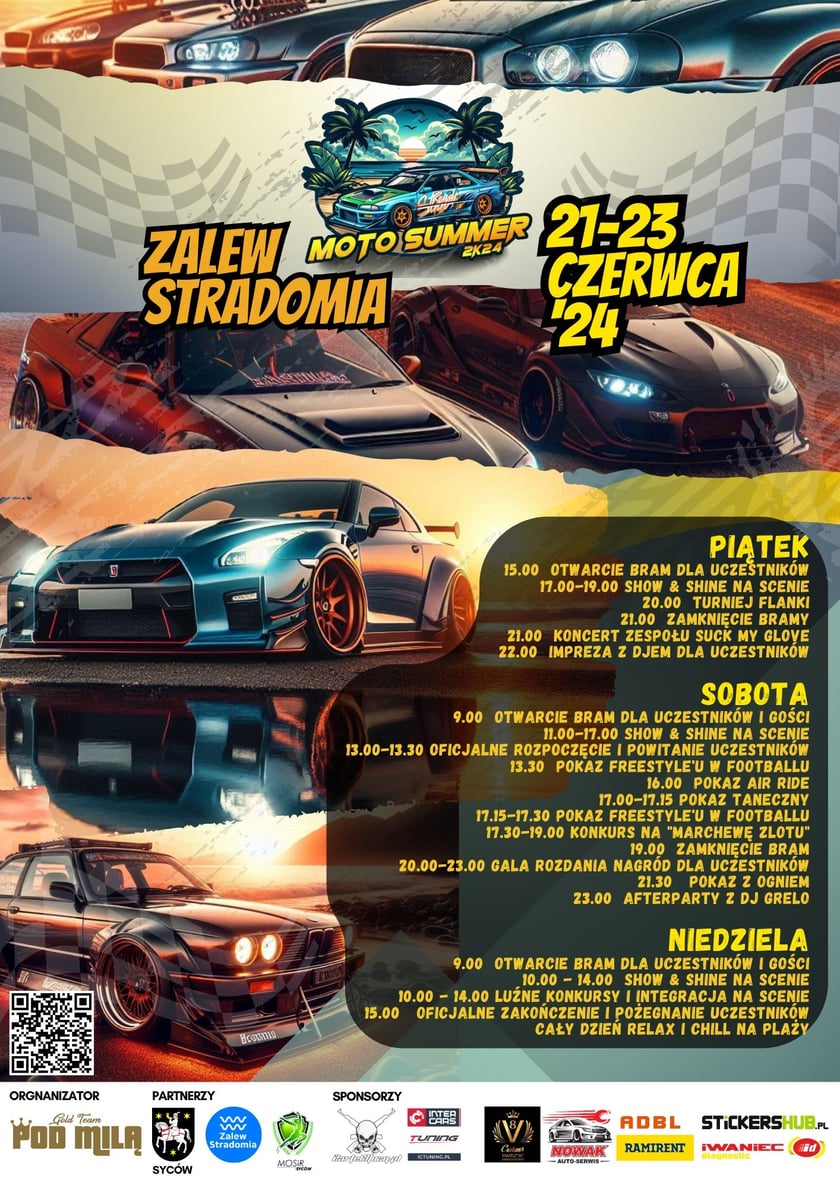 Program imprezy nad Zalewem Stradomia