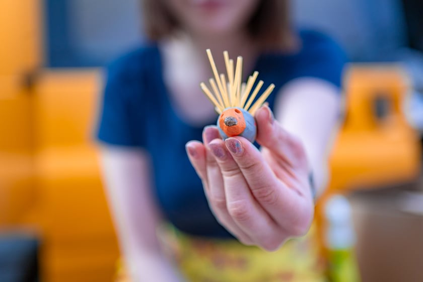 Piknik ZDiUM&nbsp;podczas otwarcia nowej trasy pieszo-rowerowej wzdłuż rzeki Oławy