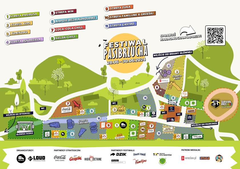 Mapa Festiwalu Pasibrzucha