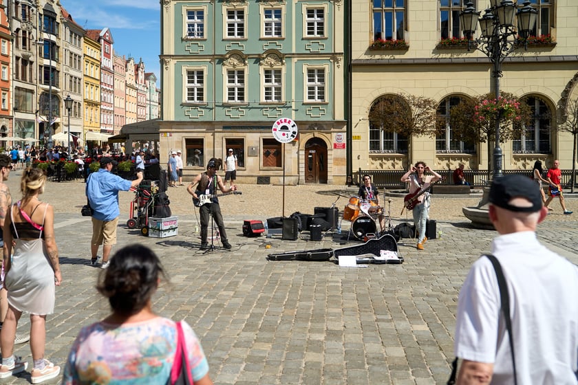 Busker Tour 2024 na Rynku we Wrocławiu