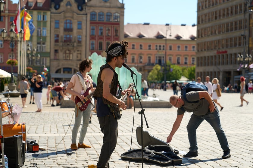 Busker Tour 2024 na Rynku we Wrocławiu