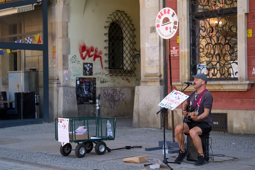 Busker Tour 2024 na Rynku we Wrocławiu
