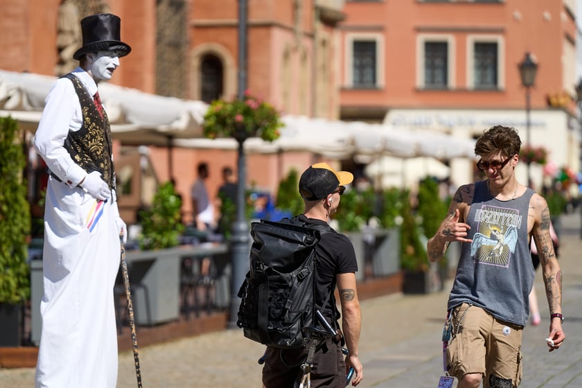 Busker Tour 2024 na Rynku we Wrocławiu