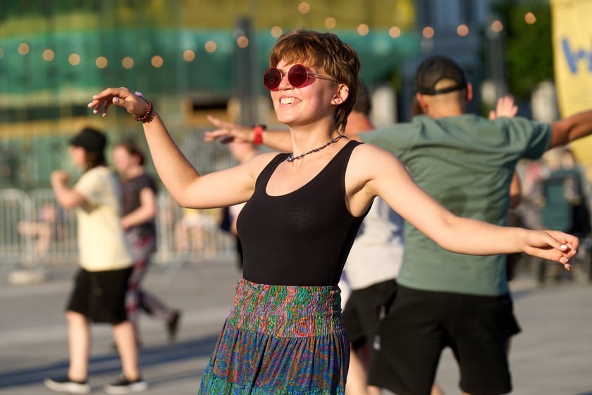 Potańcówka plac Wolności, 6 lipca 2024 r.