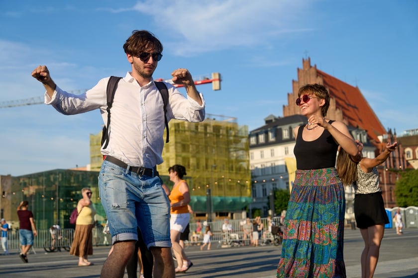 Potańcówka plac Wolności, 6 lipca 2024 r.