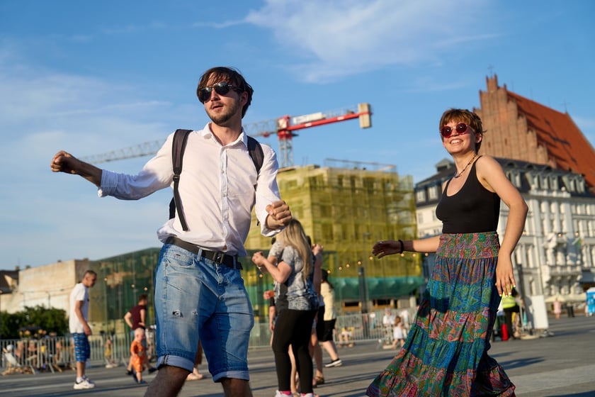 Potańcówka plac Wolności, 6 lipca 2024 r.