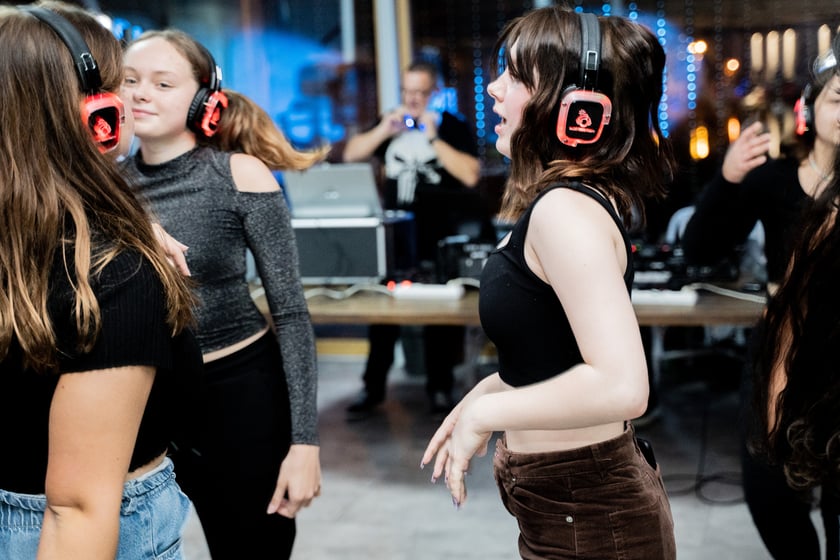 silent disco z Teatrem Dialogu, zdjęcie archiwalne