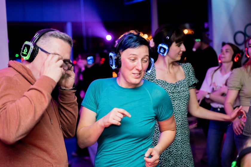silent disco z Teatrem Dialogu, zdjęcie archiwalne
