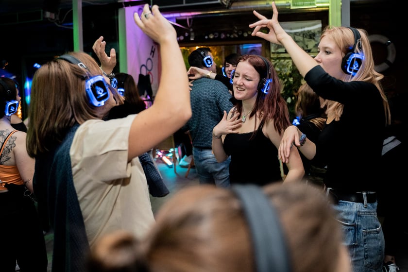 silent disco z Teatrem Dialogu, zdjęcie archiwalne