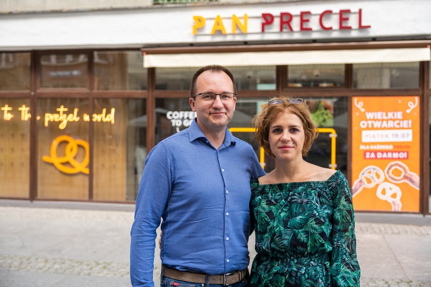 Wrocławianie Cristina i Marek Niewiadomscy, założyciele Pana Precla