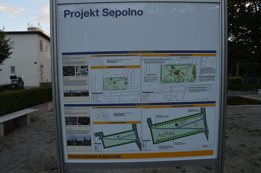 fragment wystawy plenerowej "Projekt Sępolno", Wrocław, 16.07.2024