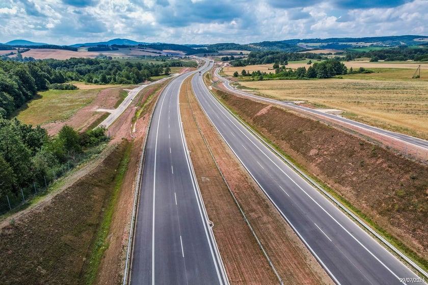 Budowa S3 Bolków - Kamienna Góra, lipiec 2024