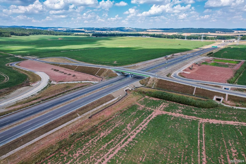 Budowa S3 Bolków - Kamienna Góra, lipiec 2024