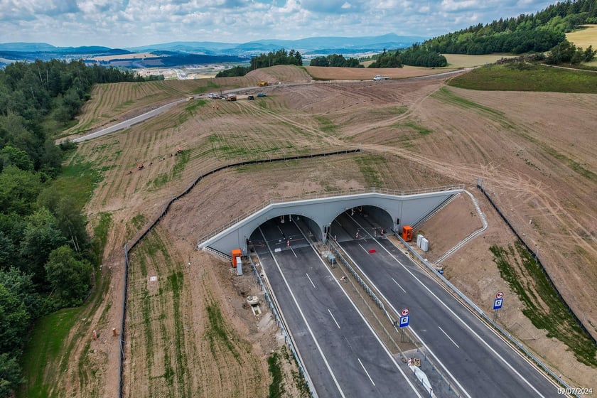 Budowa S3 Bolków - Kamienna Góra, lipiec 2024