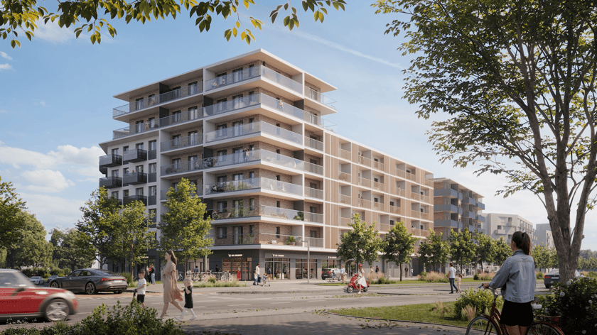 Wizualizacja budynku Nowe Promenady