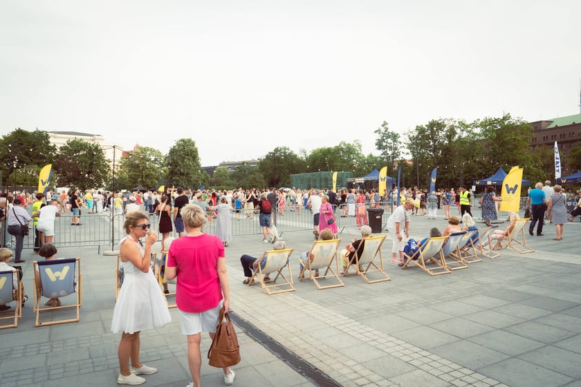 Potańcówka na pl. Wolności we Wrocławiu 20.07.2024