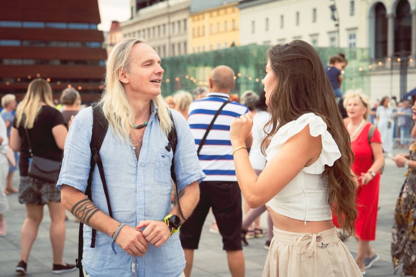 Potańcówka na pl. Wolności we Wrocławiu 20.07.2024