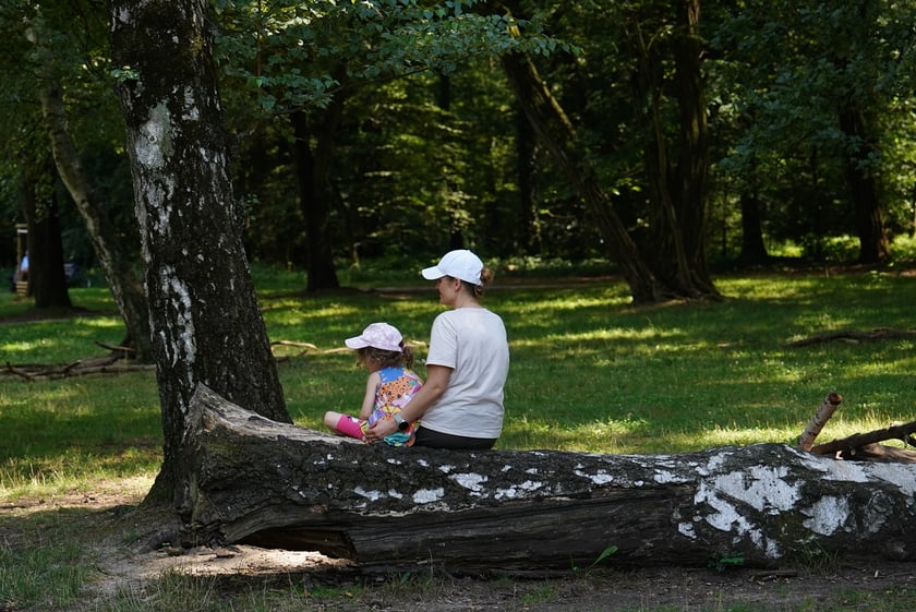 Upalna niedziela we Wrocławiu. Park Zachodni i okolice