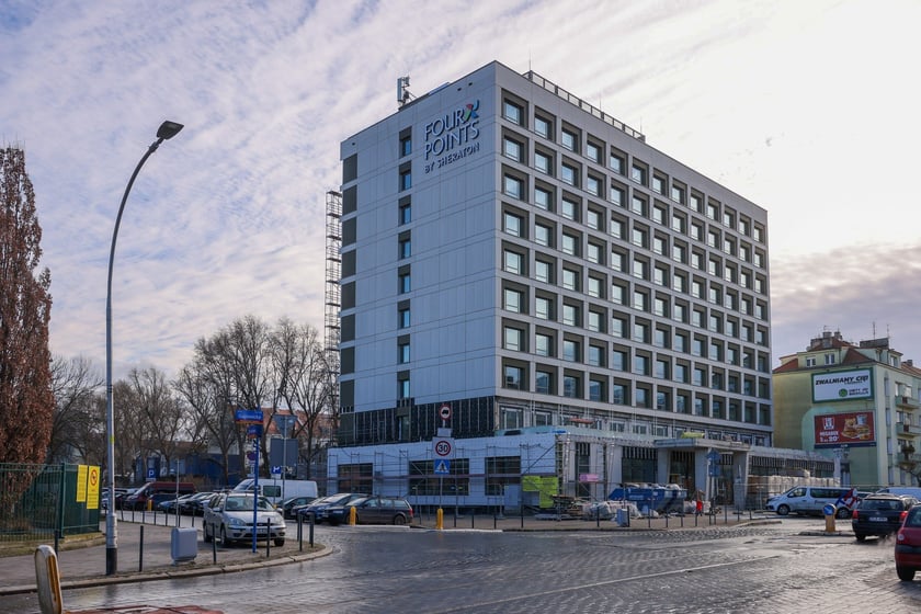 Four Points by Sheraton w budowie, styczeń 2025