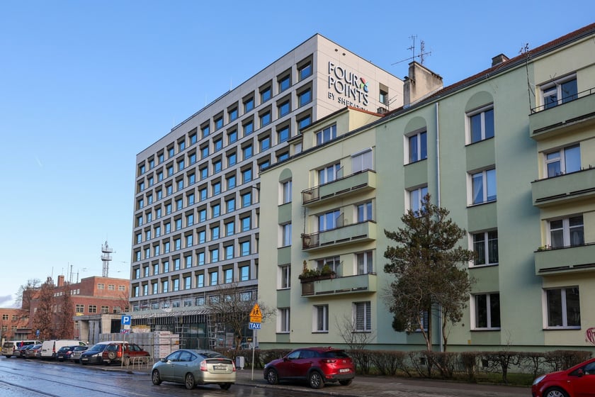 Four Points by Sheraton w budowie, styczeń 2025