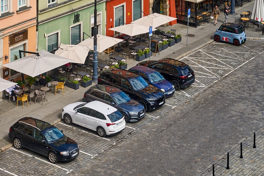 Panorama Wrocławia ze szczytu kamienicy na pl. Solnym