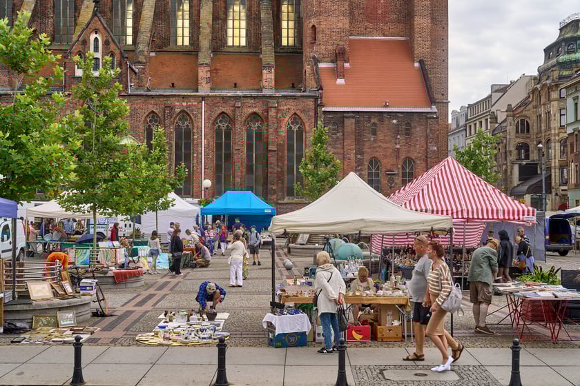 Pchli targ przy Szewskiej, Wrocław 25.07.2024