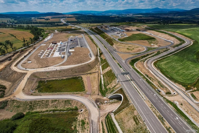 Budowa S3 Bolków - Kamienna Góra, lipiec 2024