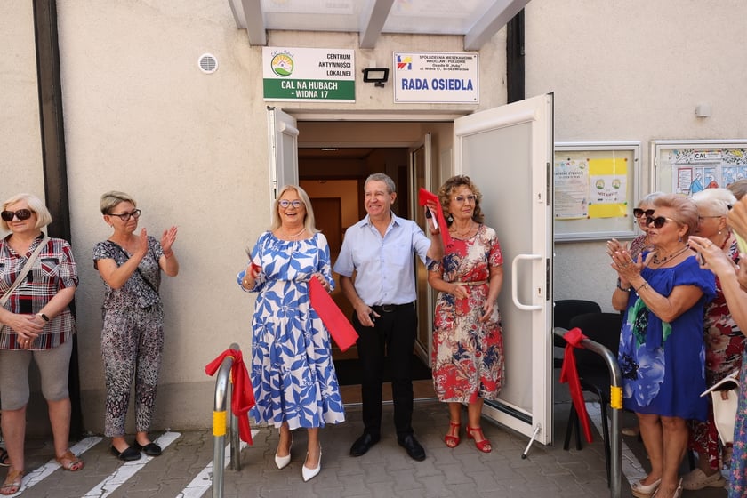 Uroczyste otwarcie Centrum Aktywności Lokalnej na Hubach (31.07.2024)