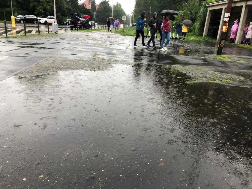 Ulewa we Wrocławiu, piątek 2 sierpnia