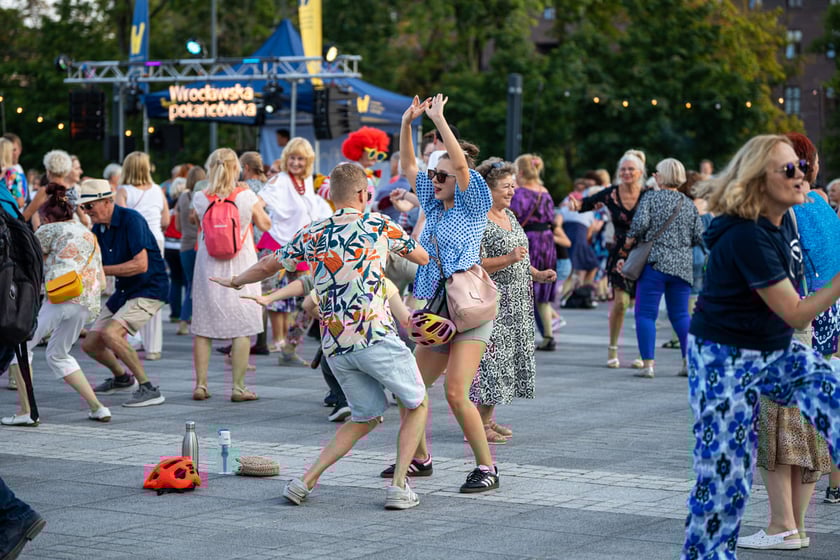 Wrocławska Potańcówka na placu Wolności, sobota 3 sierpnia 2024