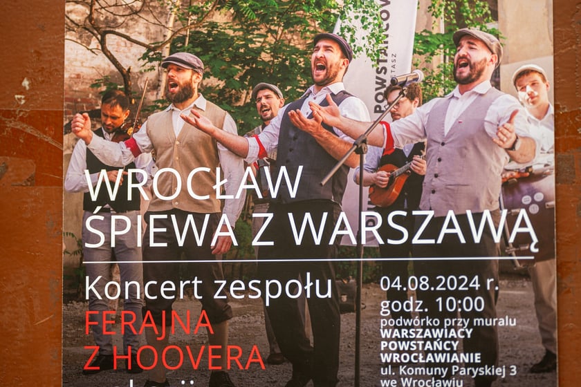 Koncert z okazji rocznicy Powstania Warszawskiego, 4 sierpnia 2024