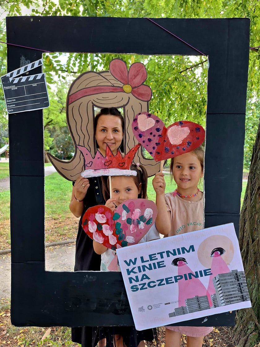 Fotobudka w letnim kinie na Szczepinie