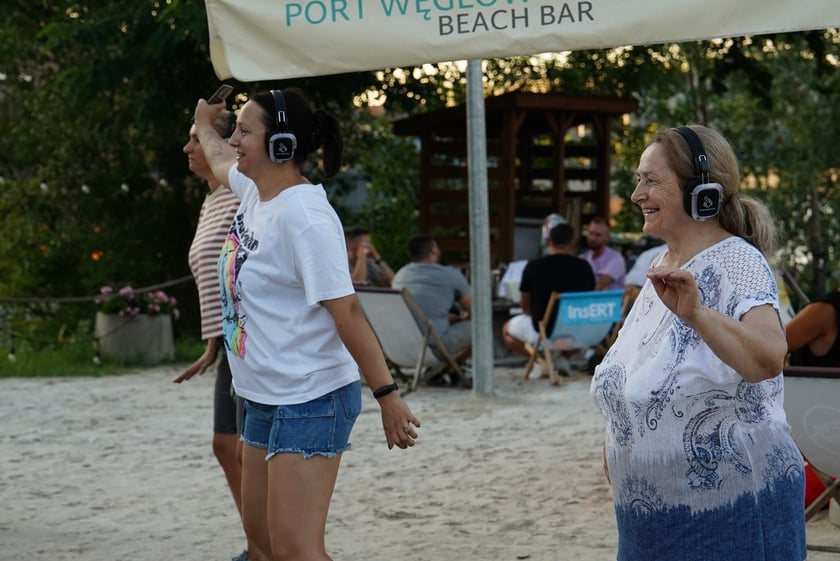 Pierwsza edycja Silent Disco Fitness w Porcie Węglowym we Wrocławiu