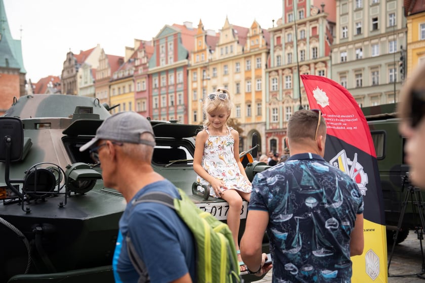 Wystawa sprzętu podczas Święta Wojska Polskiego we Wrocławiu (15 sierpnia 2024)