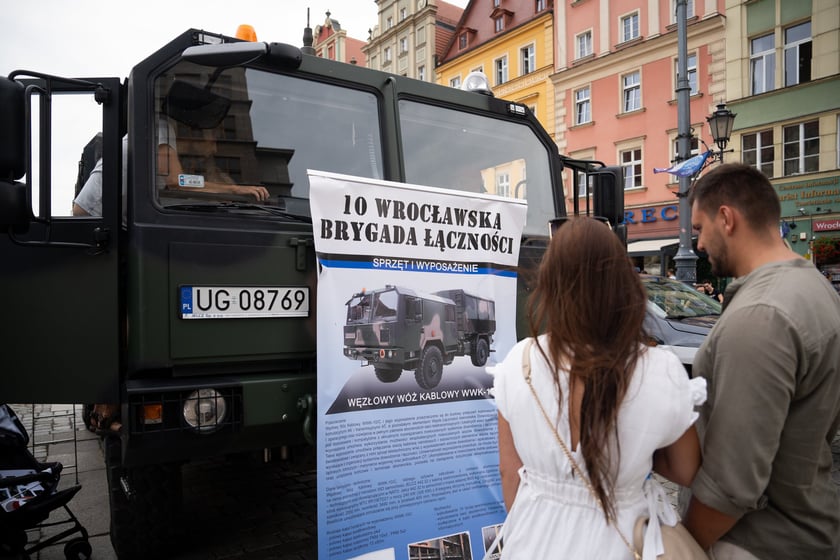 Wystawa sprzętu podczas Święta Wojska Polskiego we Wrocławiu (15 sierpnia 2024)