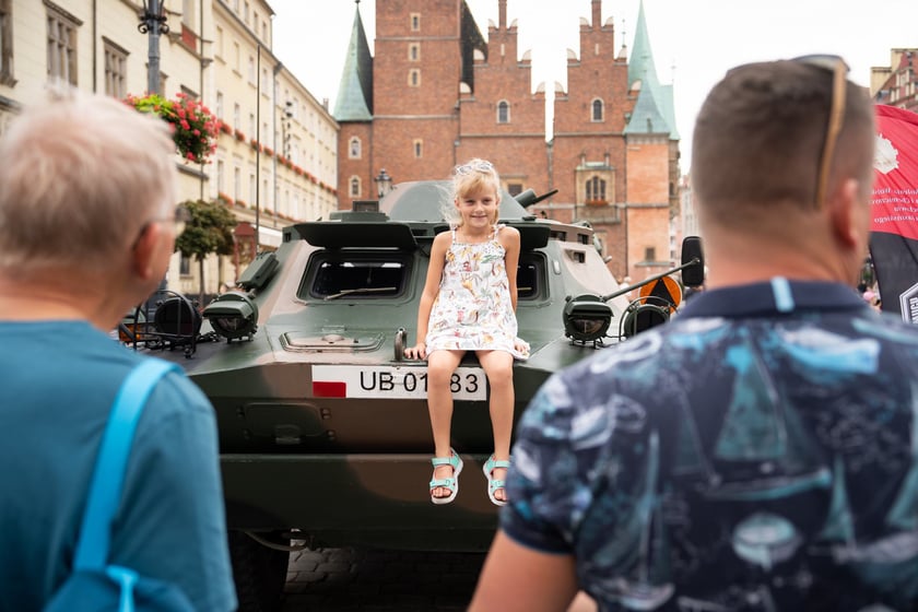 Wystawa sprzętu podczas Święta Wojska Polskiego we Wrocławiu (15 sierpnia 2024)