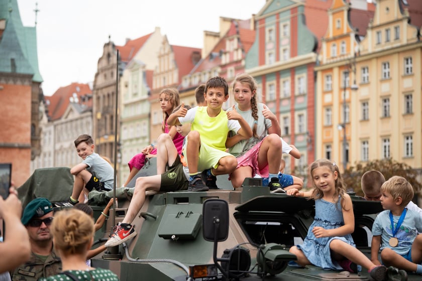 Wystawa sprzętu podczas Święta Wojska Polskiego we Wrocławiu (15 sierpnia 2024)