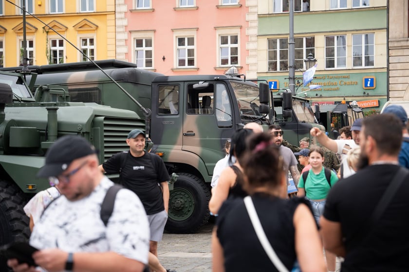 Wystawa sprzętu podczas Święta Wojska Polskiego we Wrocławiu (15 sierpnia 2024)
