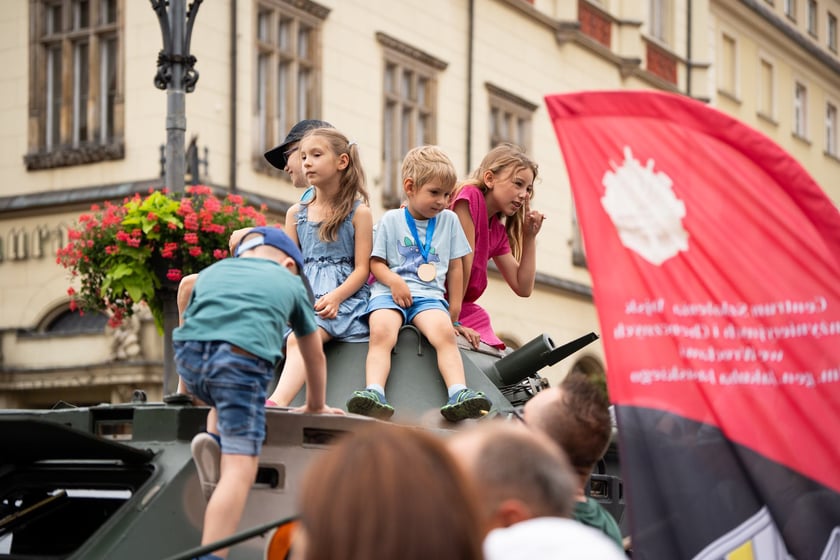 Wystawa sprzętu podczas Święta Wojska Polskiego we Wrocławiu (15 sierpnia 2024)