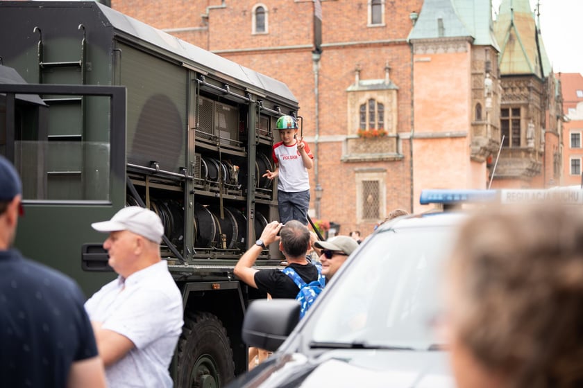 Wystawa sprzętu podczas Święta Wojska Polskiego we Wrocławiu (15 sierpnia 2024)
