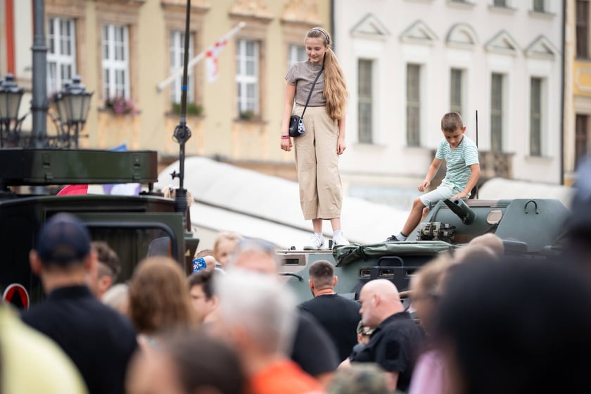 Wystawa sprzętu podczas Święta Wojska Polskiego we Wrocławiu (15 sierpnia 2024)